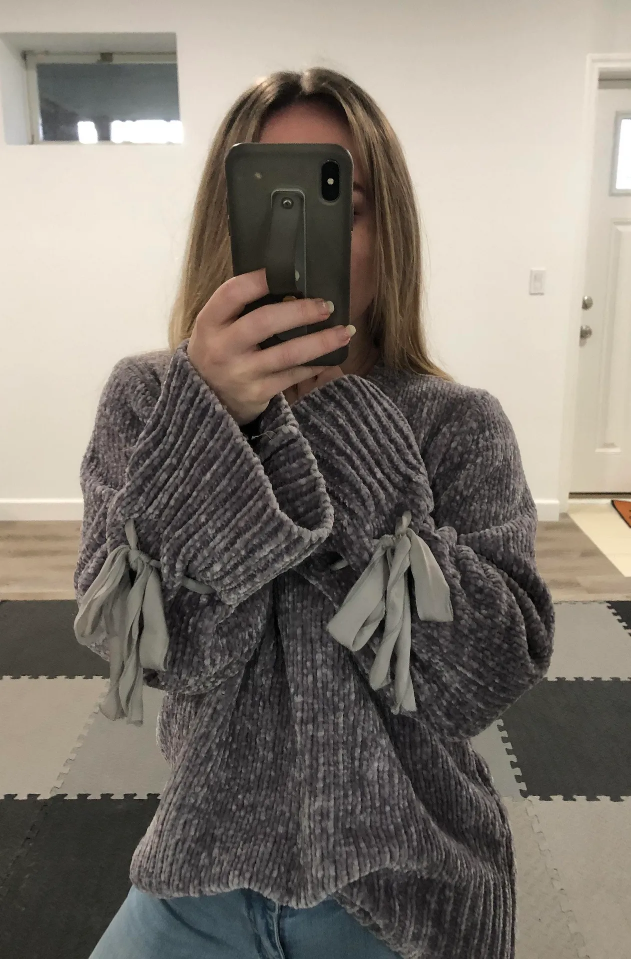 Oversized Sweater Purple Size L - Image 4