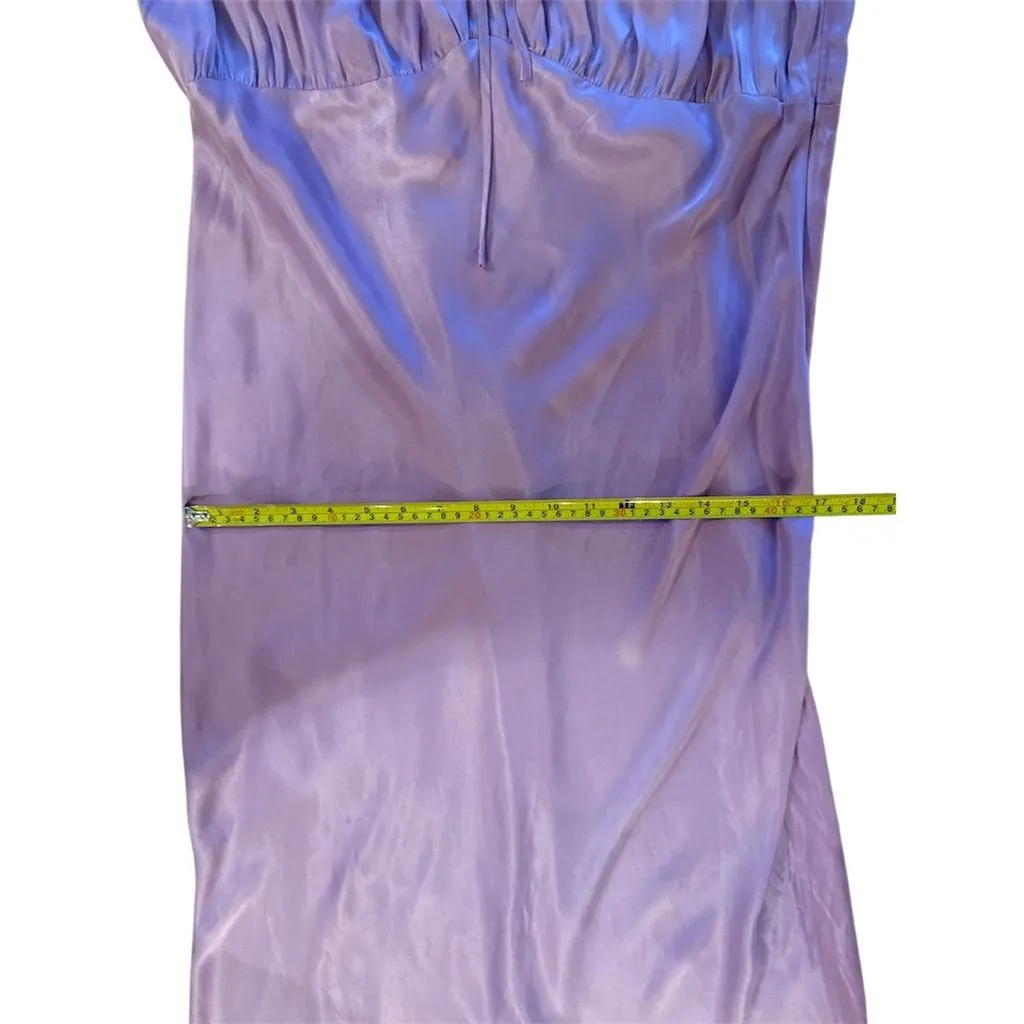 Madewell Women's Square Neck Midi Slip Dress Lilac Purple Size 14 NWT - Image 6