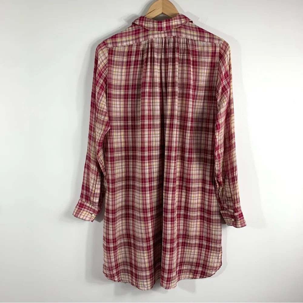 Etoile Isabel Marant Plaid Shirt Dress - Image 10