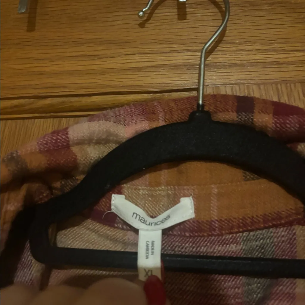 Maurices Multicolor Plaid Flannel - Image 3