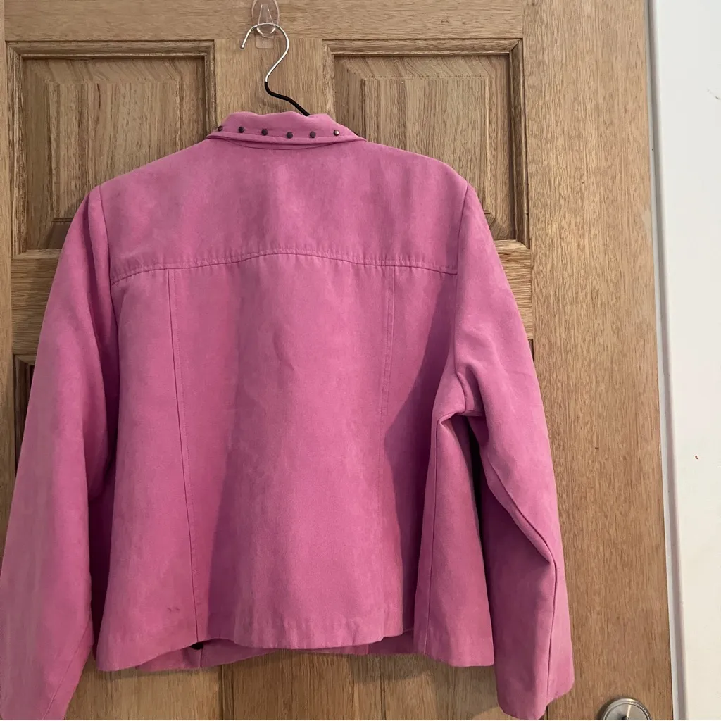 Women’s PINK‎ Y2K STUDDED JACKET 18WP Pink Size 18W - Image 7