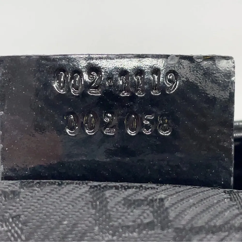 Gucci Black and Cream Structured Tote Bag - Image 15