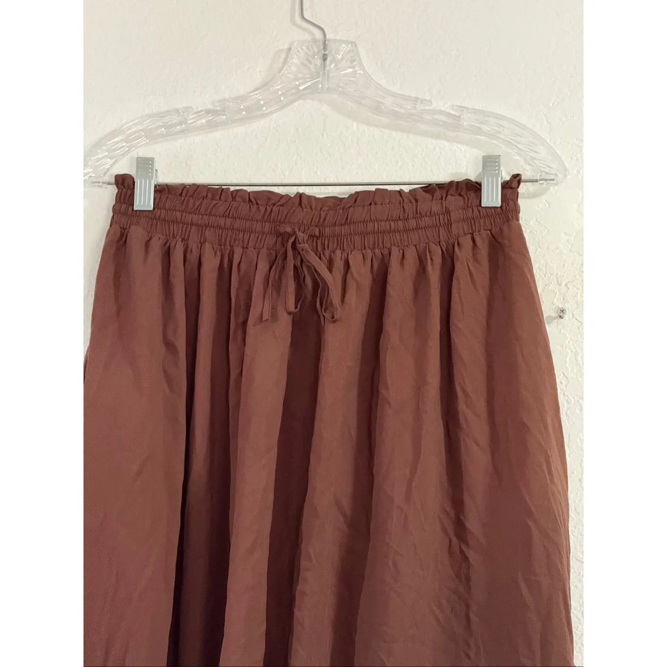 Scarlet Darkness Maxi brown Skirt Sz M Pirate Renaissance Whimsigoth Fairy - Image 2