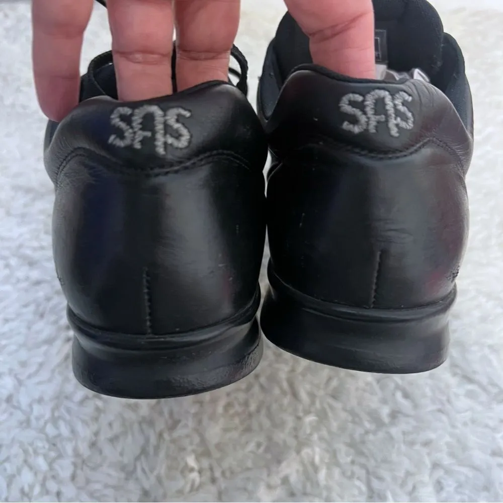 SAS Free Time Black Lace Up Casual Shoes Sneakers Womens SZ 10 Slim - Image 5
