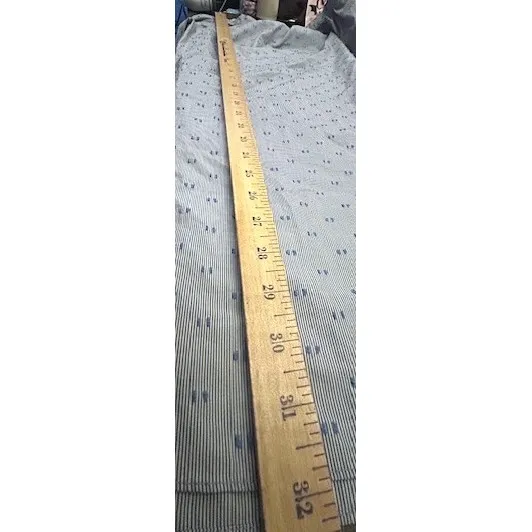 Off Shoulder Blue Cotton Dress M Romantic‎ Prairie Cottagecore Coastal Feminine - Image 5