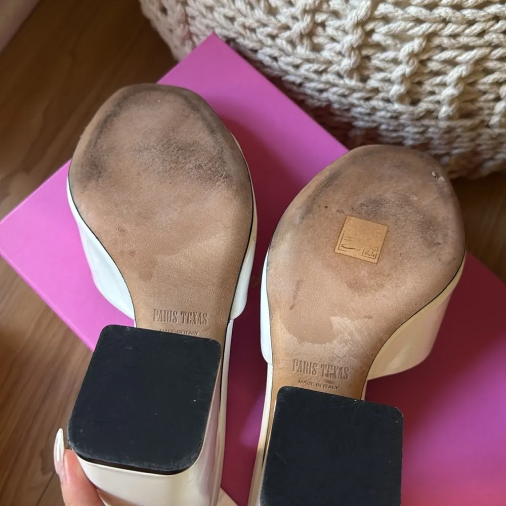 Paris Texas 105mm Anja sandals White Size 8.5 - Image 7