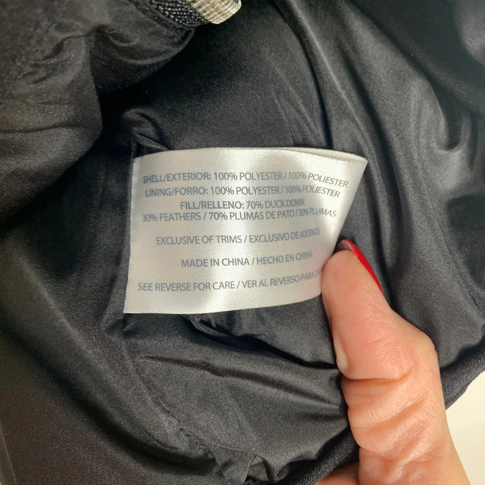 Woolrich Black Quilted Down Puffer Vest Zip Front Sz Small - Image 10