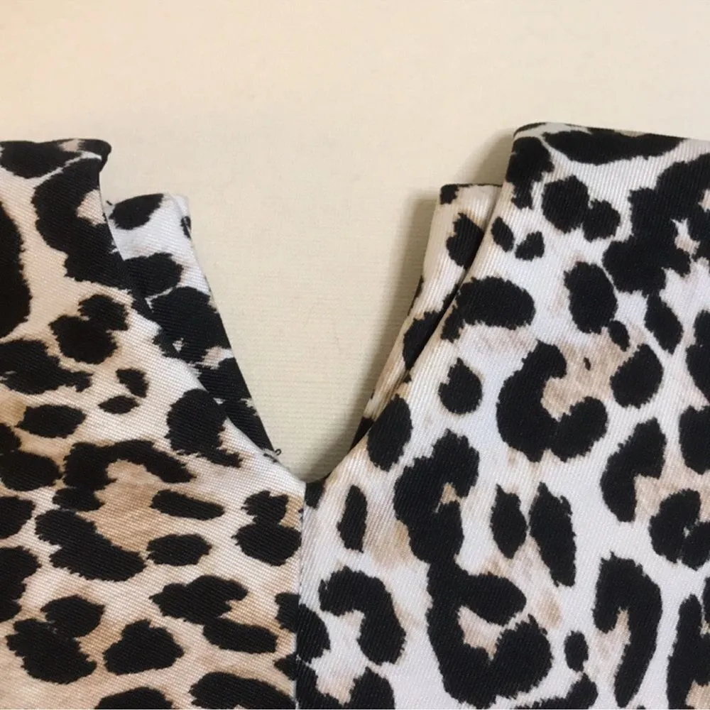 Teeze Me Strapless Animal Print with Red Roses Party Dress, Size 3/4, NWT C27 - Image 8