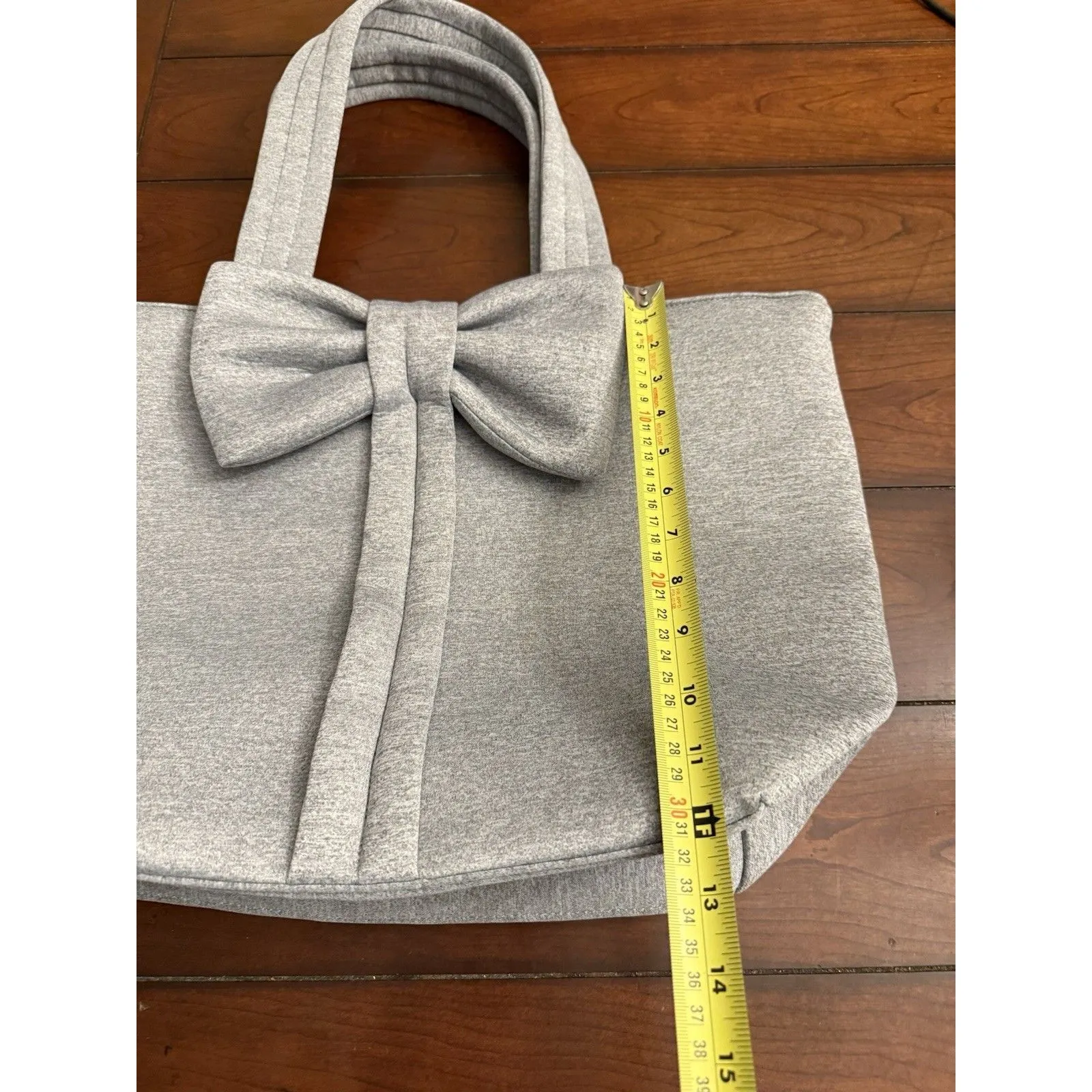 Stella & Dot Crush It Bow Tote‎ - Grey NWOT - Image 4