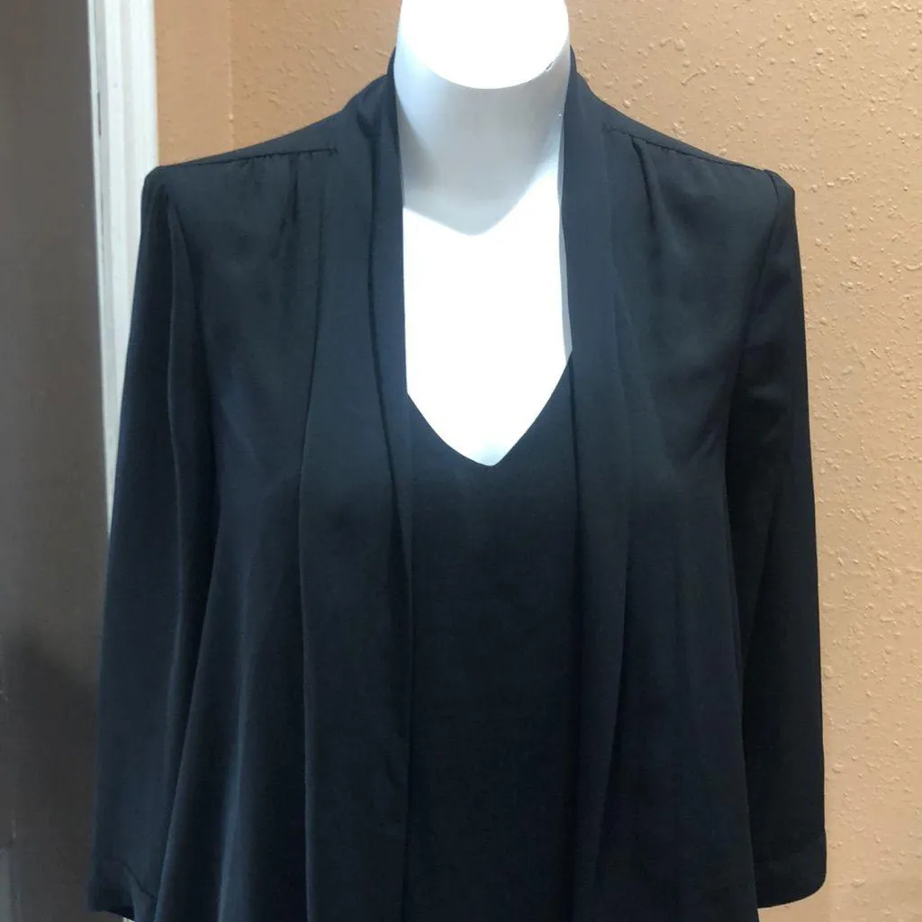 Anthropologie HD in Paris black button up blouse - Image 2