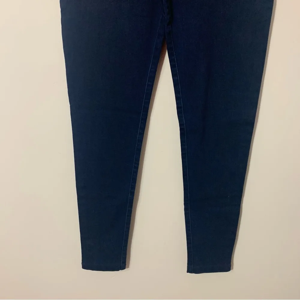 EUC  Yoga Blue Denim Pull On Skinny Jeans Size S Long - Image 5
