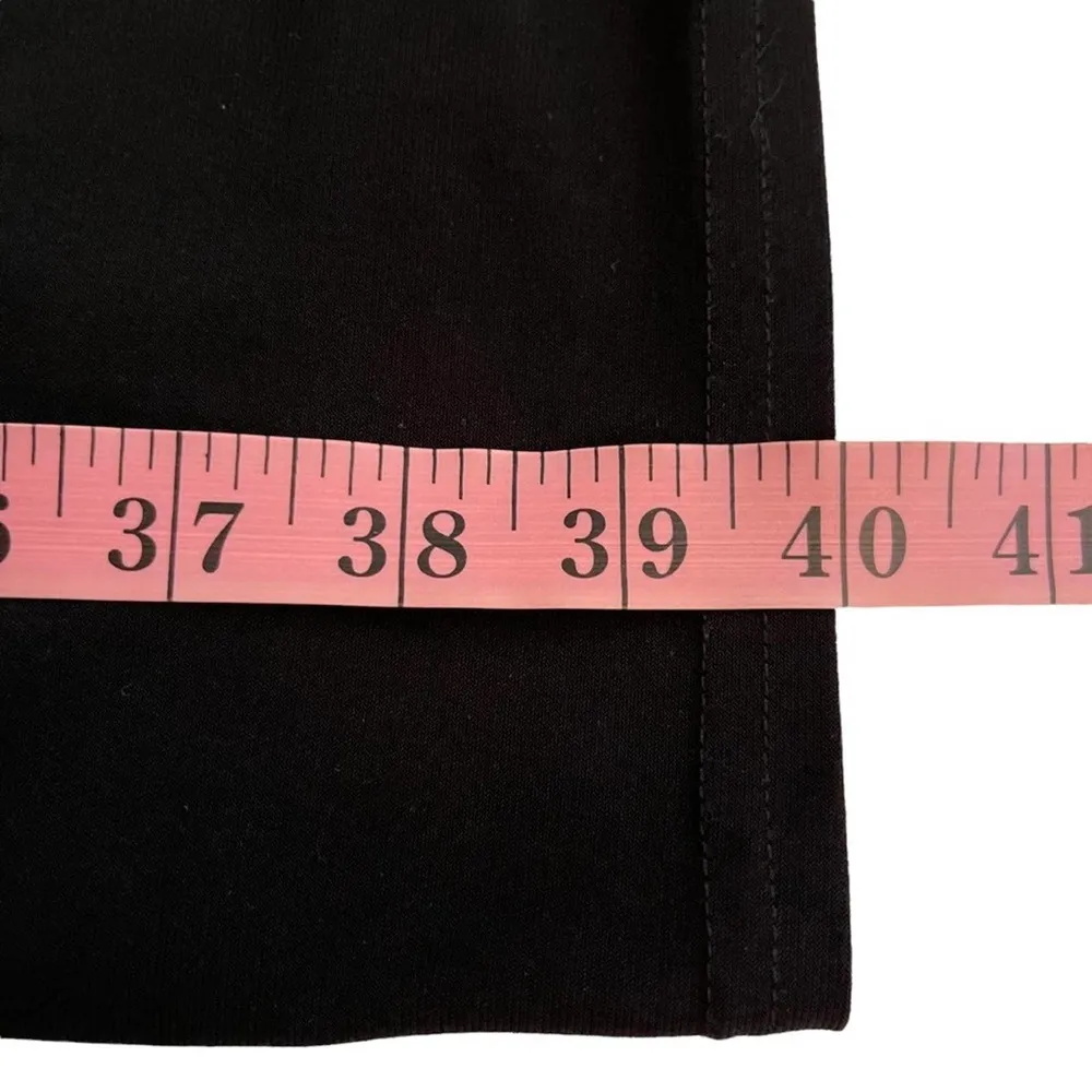 Joseph Ribkoff Black Lace Sleeve Midi Dress - Image 7