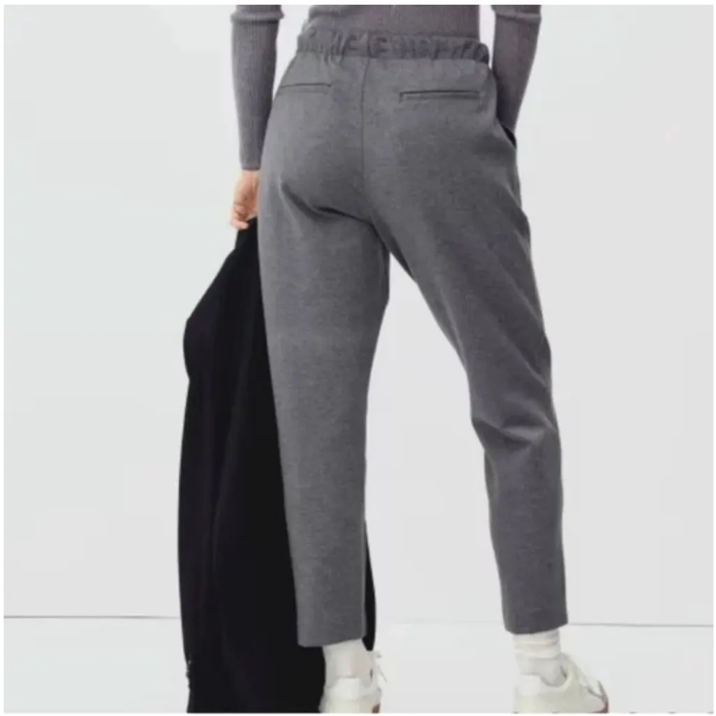 Everlane The Dream Pant in Heather Charcoal Gray Large - Image 2