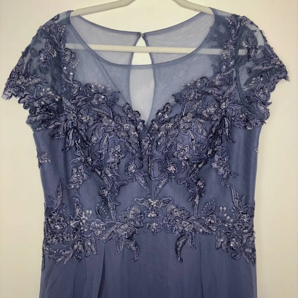 NWT Mother of the bride Wedding Guest Formal Stormy Color Dress Size 16 - Image 10