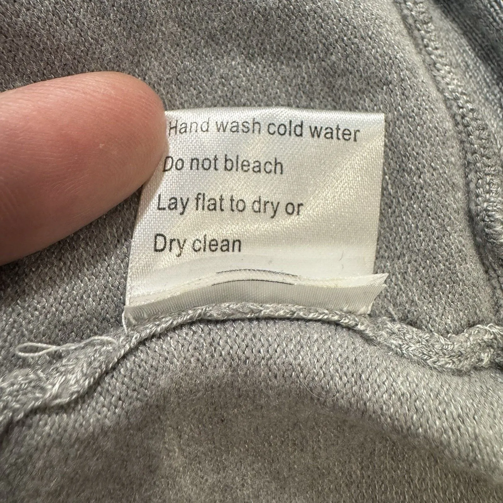 Belldini Ruffle Cardigan Sweater Long Coat Size L Gray Open Front Fairy Preppy Size L - Image 8