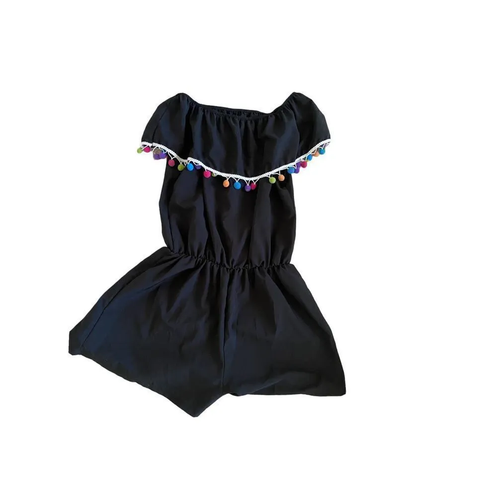Super fun unbranded shorts romper Black Size undefined - Image 6
