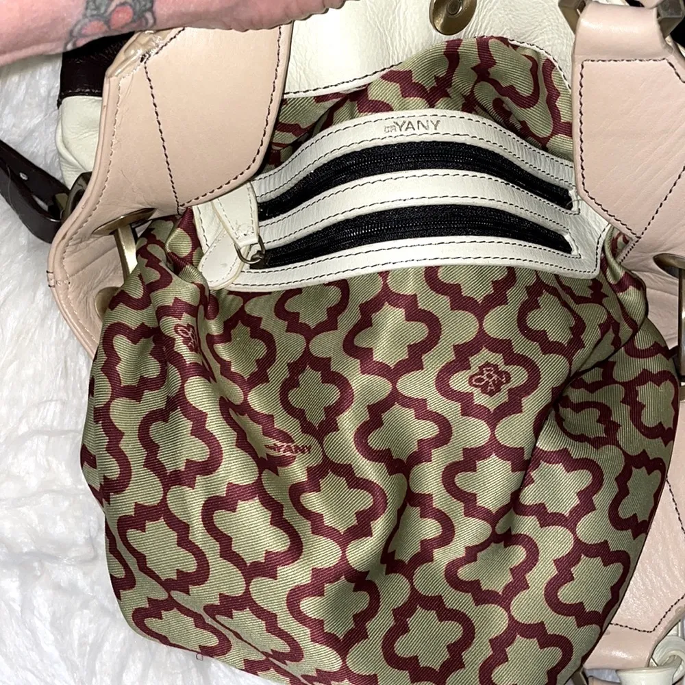 Or Yany multi colored High Grade Leather Hobo Bag Brown - Image 8