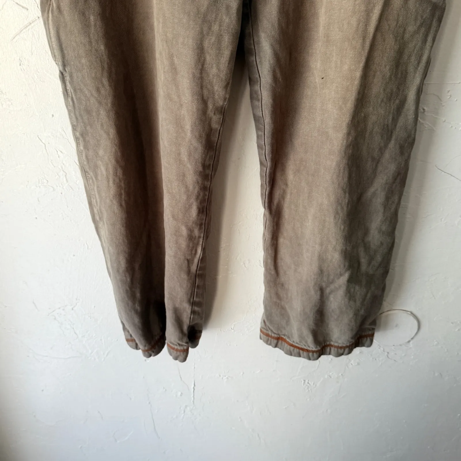 Circle Creations Hemp Blend Drawstring Casual‎ Pants S Relaxed Hippie Festival Gray - Image 7