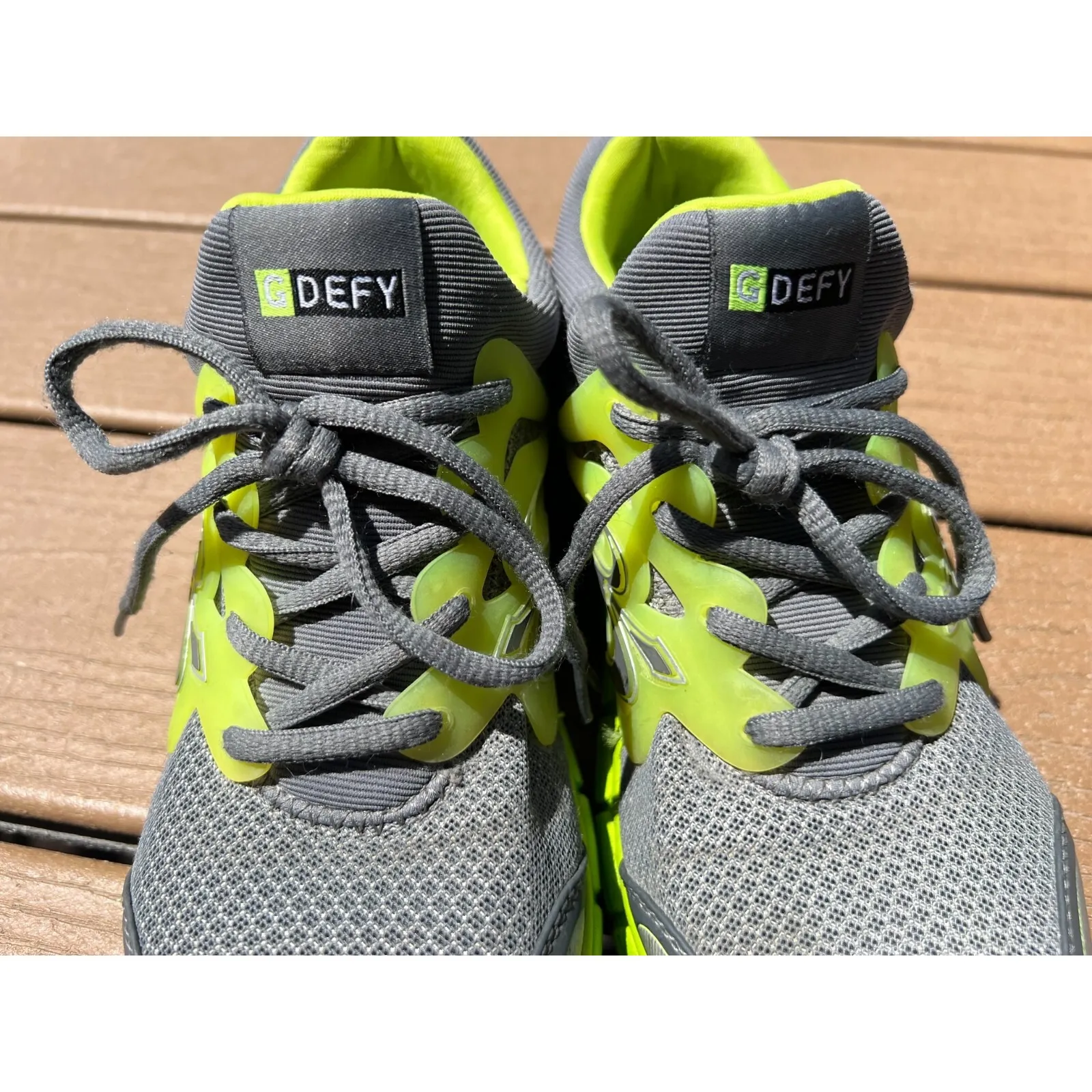 GDEFY Gravity Defyer Walking Shoes Womens size 7 Lace up Sneakers Versoshock Gray - Image 9