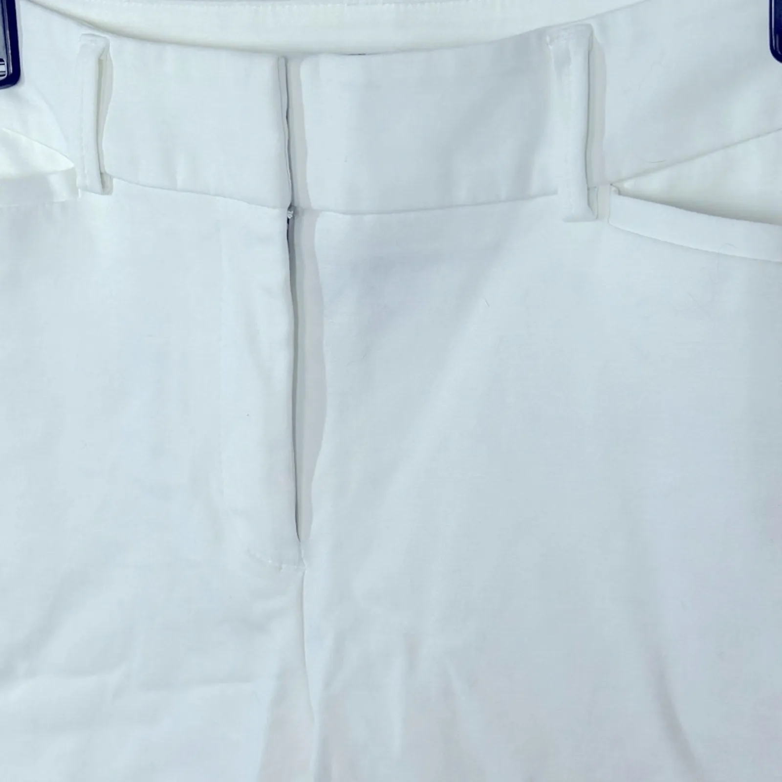 Apt. 9 Solid White Bermuda Shorts Women’s Size 8 | Classic Chino Flat Front - Image 7