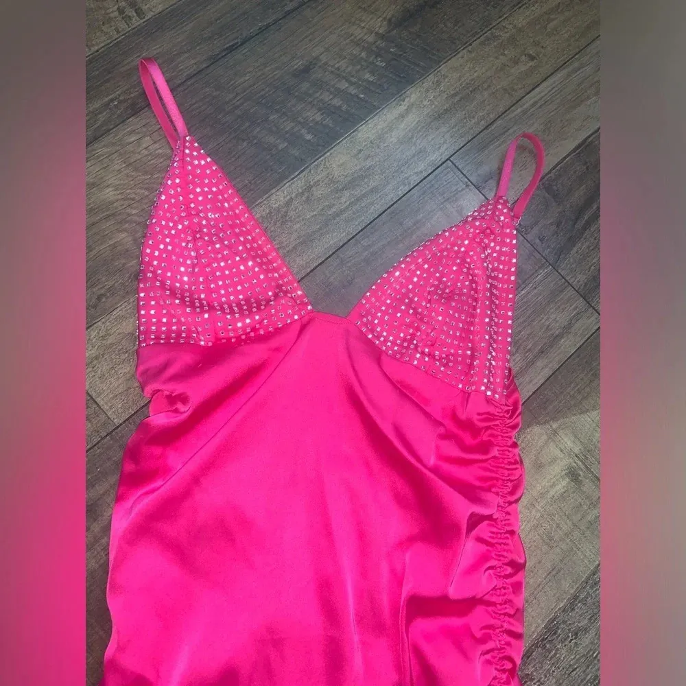 NWT For Love & Lemons Ruched Mirage Mirrored Dress party formal $150 spring - Image 6