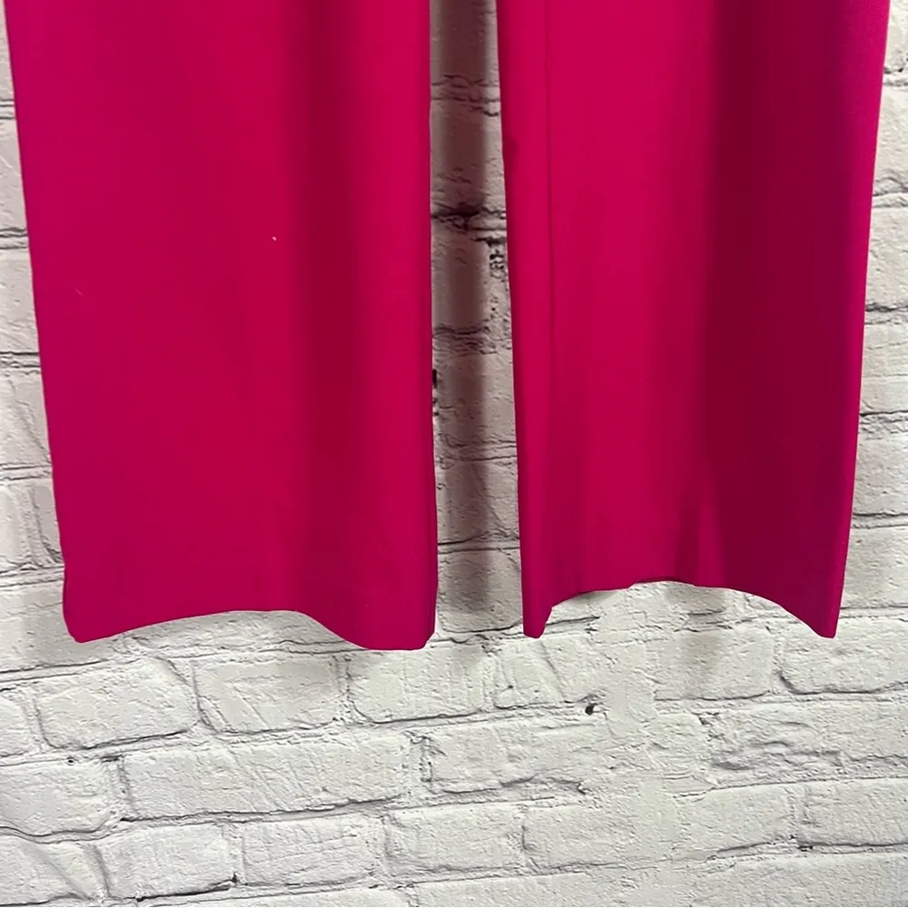 Women's New York & Company Bright Pink Classic Stretch Dress Pants Size 8 (A1) - Image 3