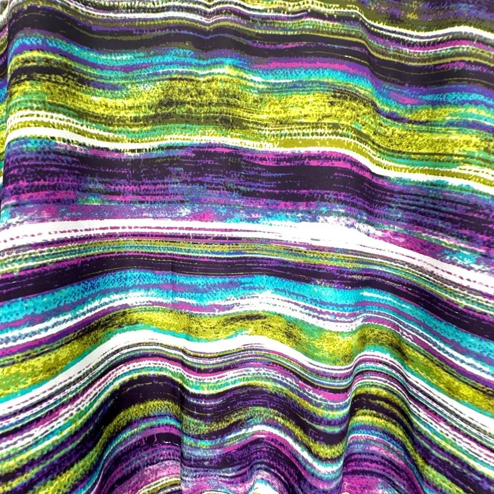 Ruby Rd. Purple Green Blue Multi Color Pullover Top Size XL - Image 3