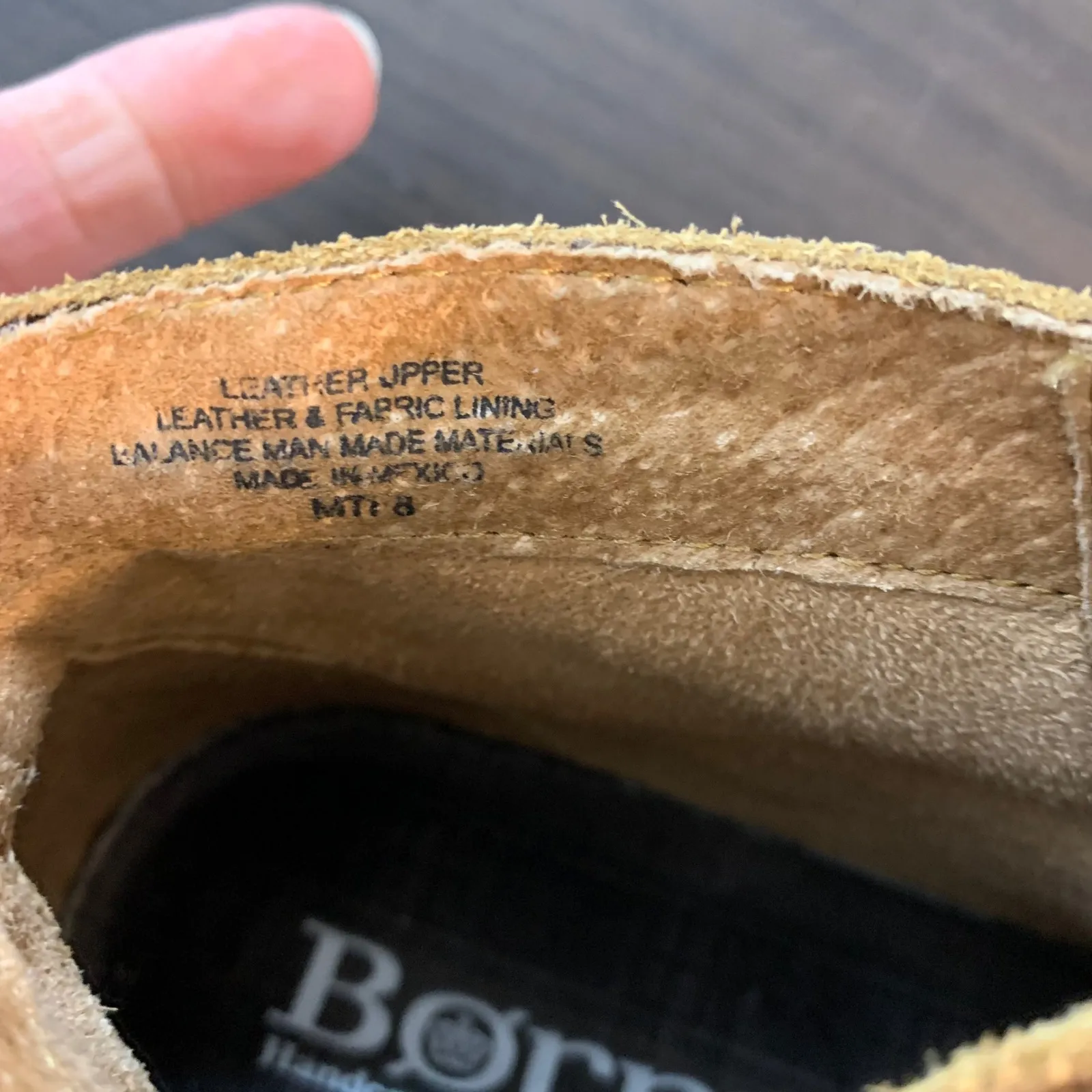 Born Handcrafted Footwear Suede Lace Up Ankle Boots Women Brown Size 6.5 - Image 10