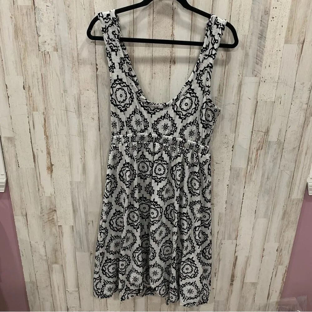 Plenty By Tracy Reese Gray Dress Velvet Accents Bubble Hem Sundress - Image 5