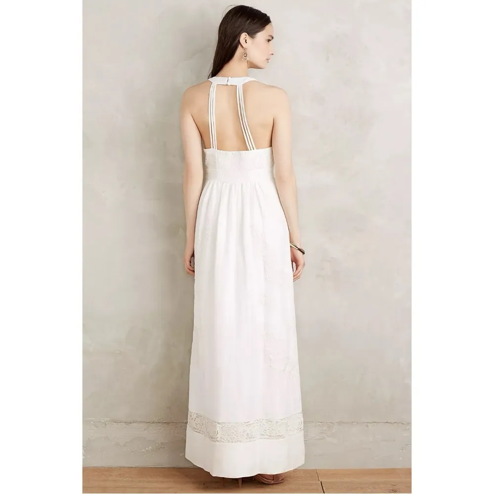 Anthropologie Moulinette Soeurs Amandine Maxi Dress Ivory Lace Ethereal Size 6 - Image 5