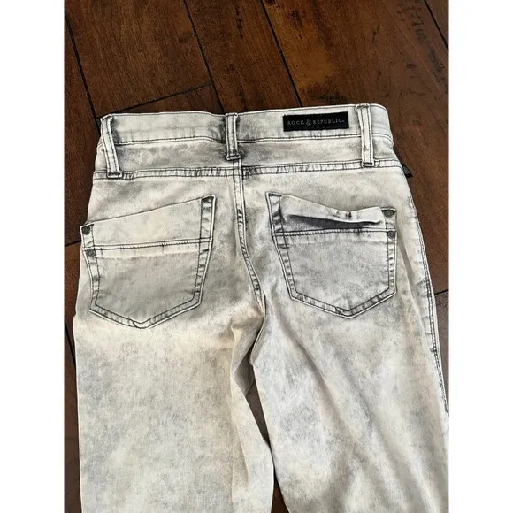 Rock & Republic Kashmiere‎ Jeans 2M Pink Cloud - Image 6