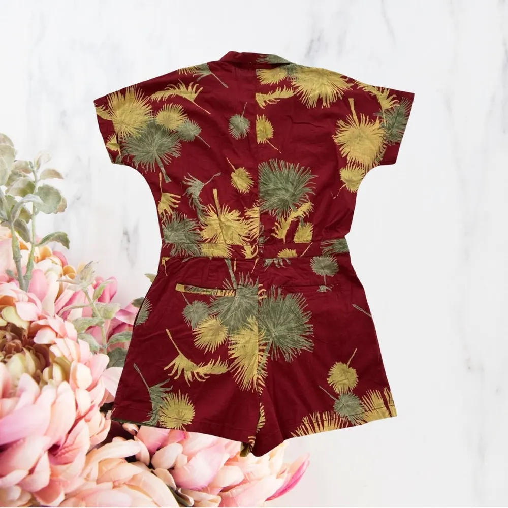 🍁Free People Tropical Cotton Romper - Image 5