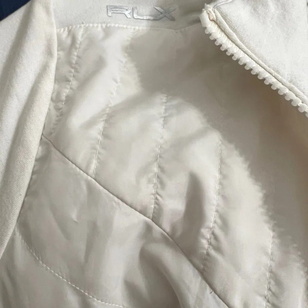 Ralph Lauren RLX Cream and Blue Jacket - Image 4
