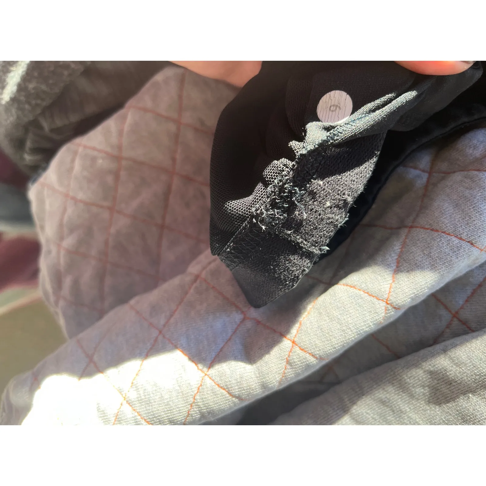 Lululemon Run For Your Life Gray Black Built In Bra Tank Top Women’s Size 6 - Image 7