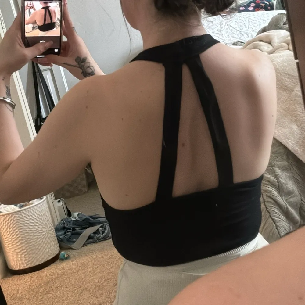 Abercrombie & Fitch Black Ribbed Bodysuit - Image 5