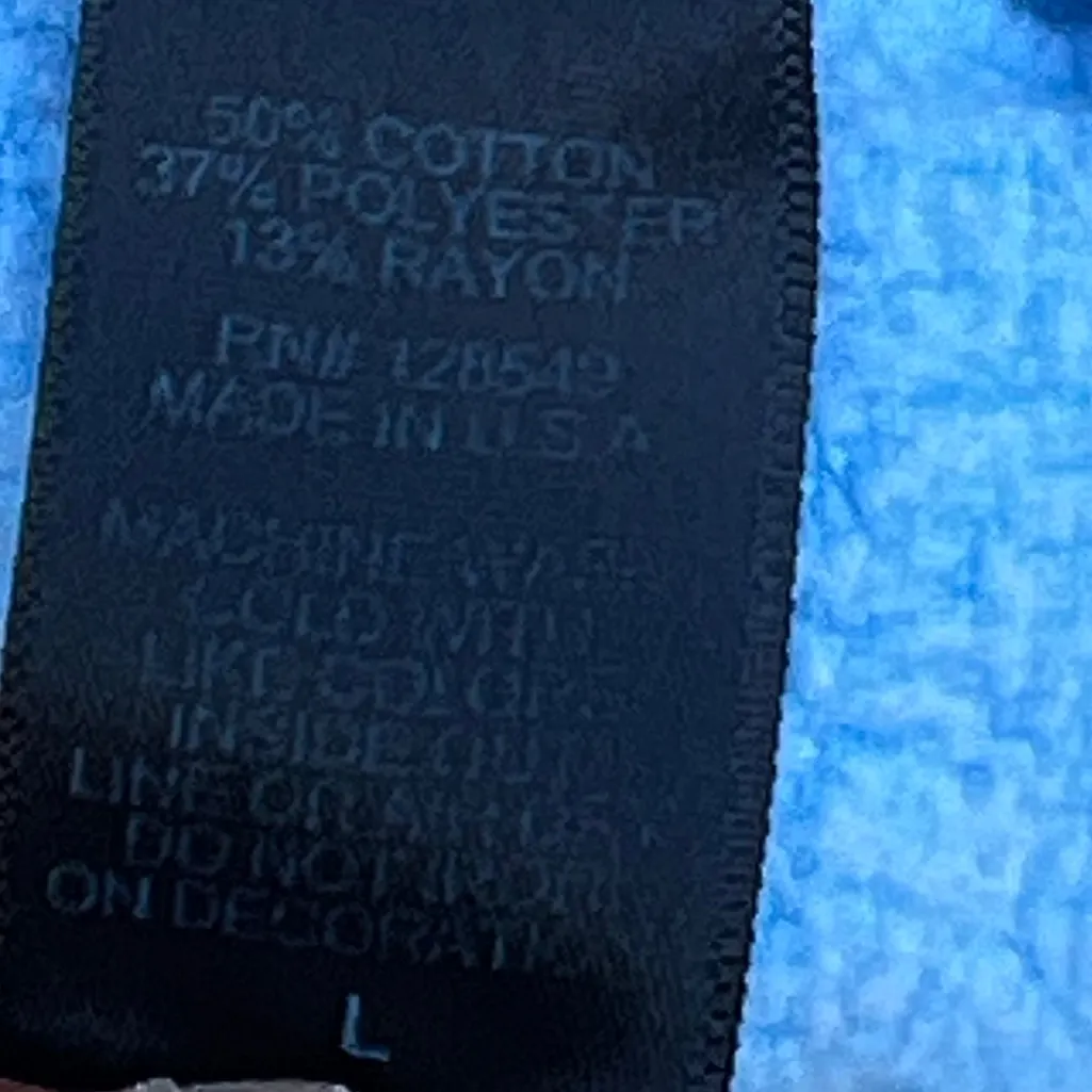 Aviator Nation 5 Stripe Hoodie Sweatshirt in Turquoise Blue Women’s Size L - Image 9