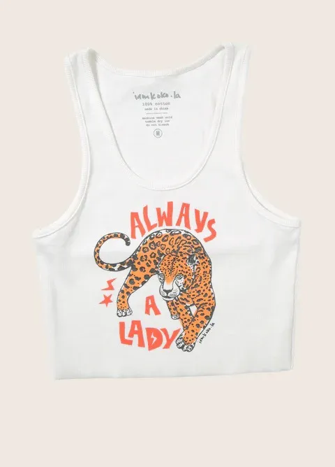Graphic Tank Top White - Image 2