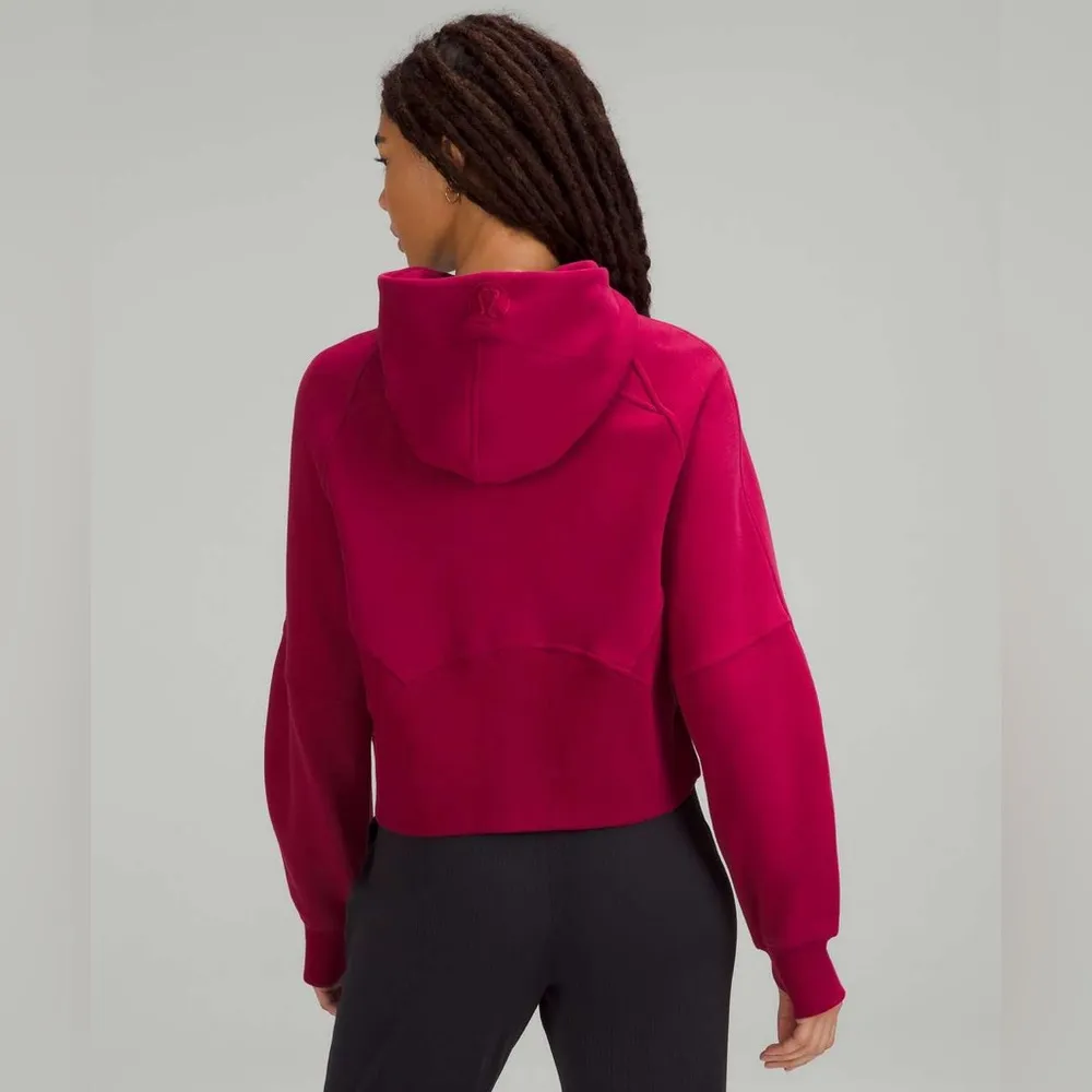 Lululemon Scuba Oversized Full Zip Hoodie Pomegranate - Image 2