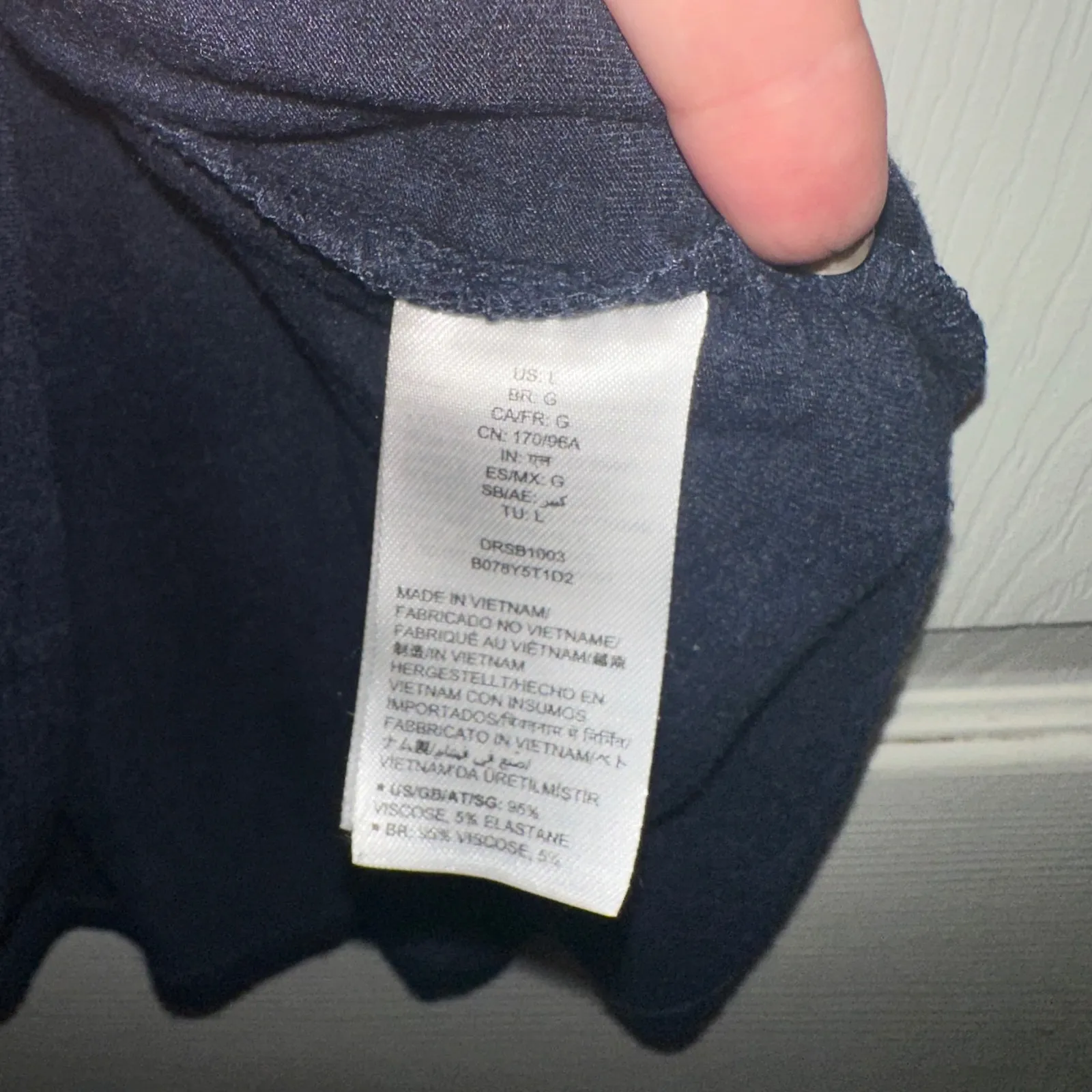 Daily Ritual Women's Navy Blue V - Image 5