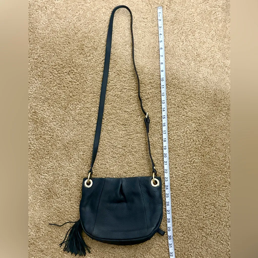 Vince Camuto Black Shoulder 100% Genuine Leather Purse with Cover Bag - Image 8