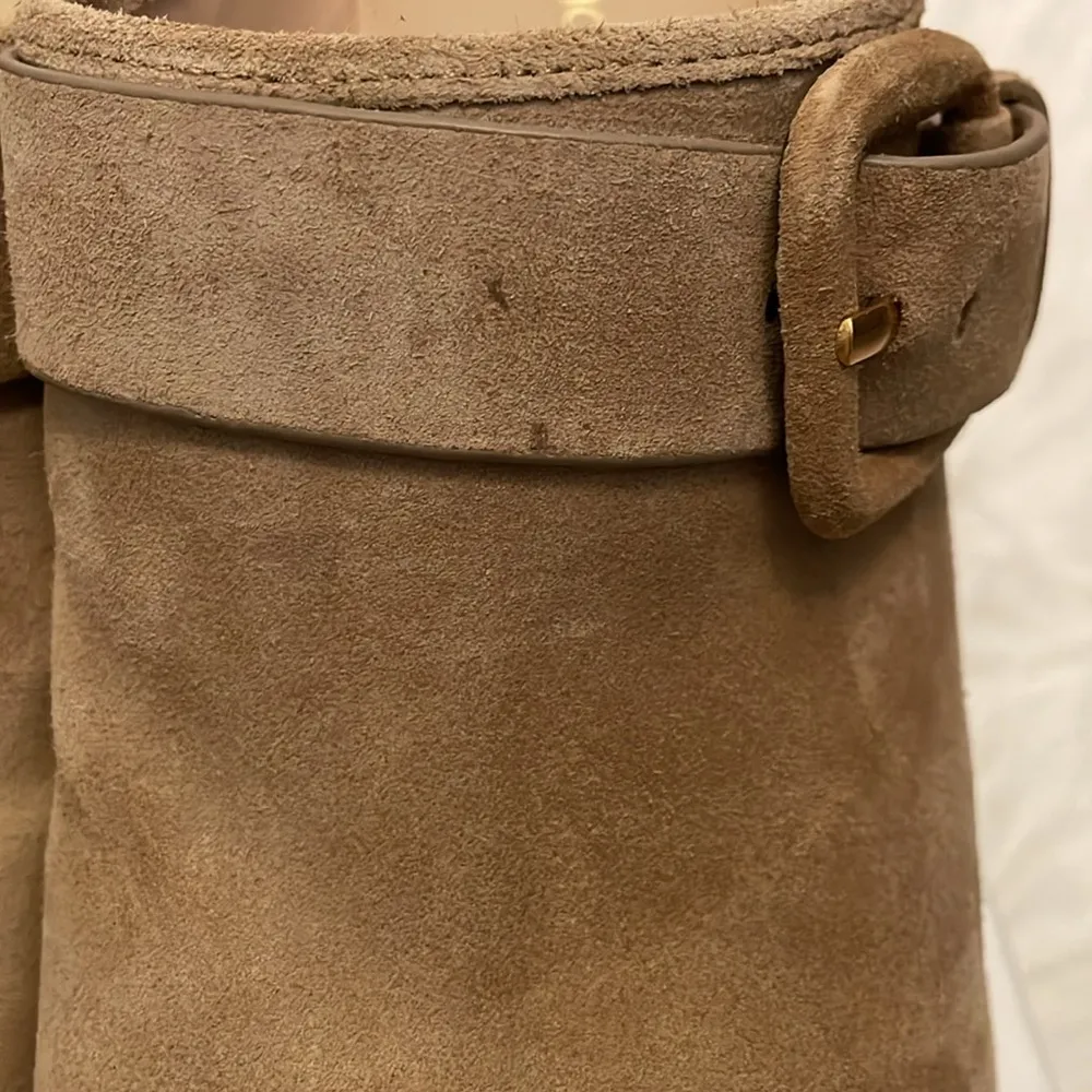 Veronica Beard Dacey Suede Mule Clogs- Pecan~9M New - Image 2