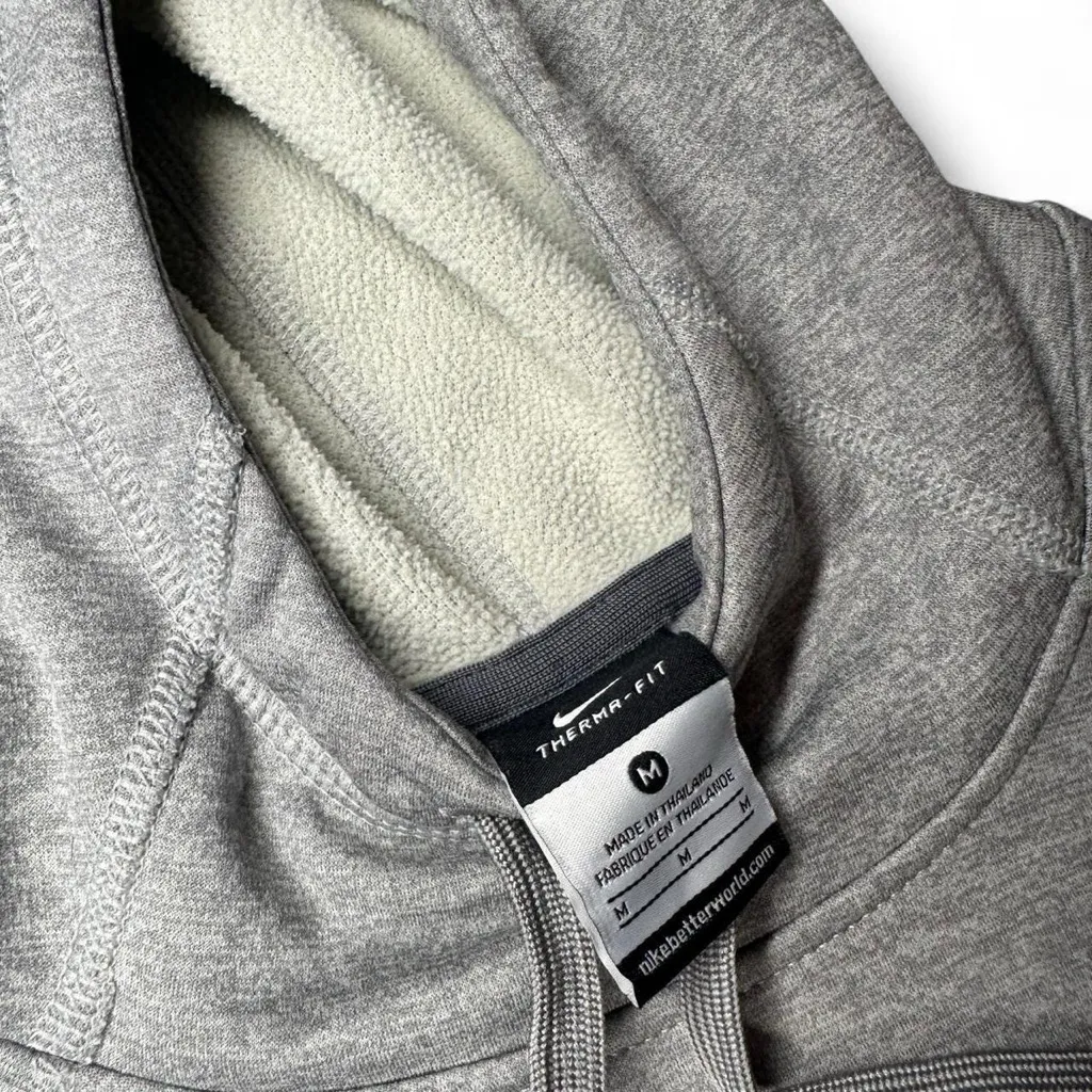 Women’s Nike Heather Gray Therma-Fit Pullover - Image 4