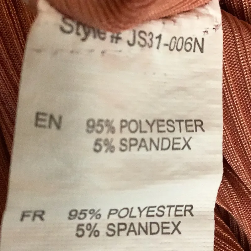 Revamped Size Medium Coral Ribbed One Piece Pantsuit. Preloved - Image 8