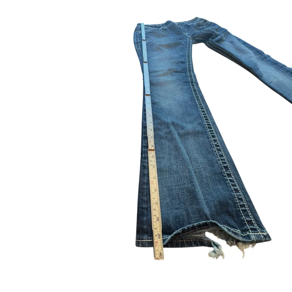 Rock Revival Noelle Bootcut Jeans Size 30 Distressed Embellished Y2K Flaws GUC - Image 14