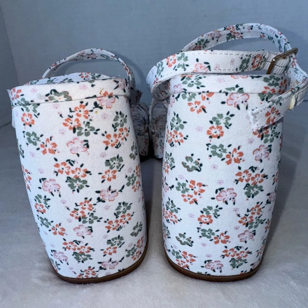 New Katy Perry The Meadow Classic Women Floral High Heel Platform Sandal Size 8 - Image 6