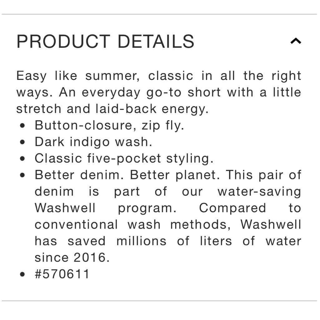 GAP 5” Girlfriend Mid Rise Short - Image 5