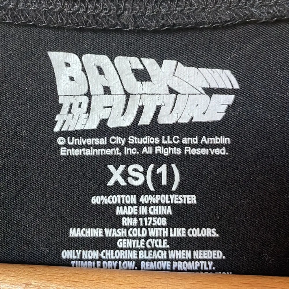 Back to the Future Delorean juniors size xs (1) tee - Image 2