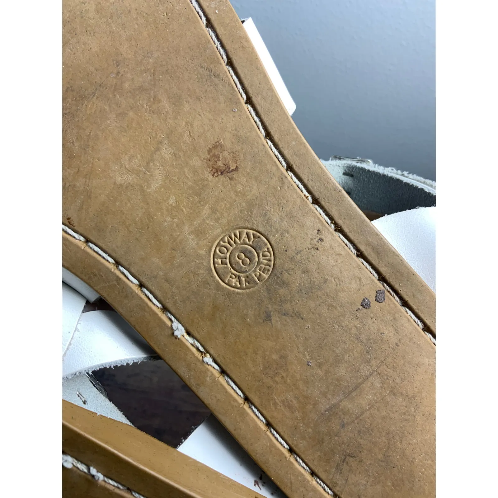 The Saltwater Sandal White size 8 - Image 3