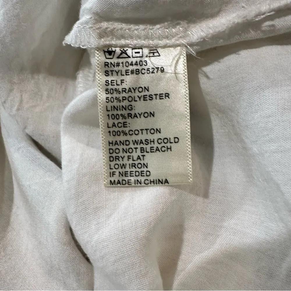 J.O.A | Los Angeles Striped Off The Shoulder Dress Size M - Image 11