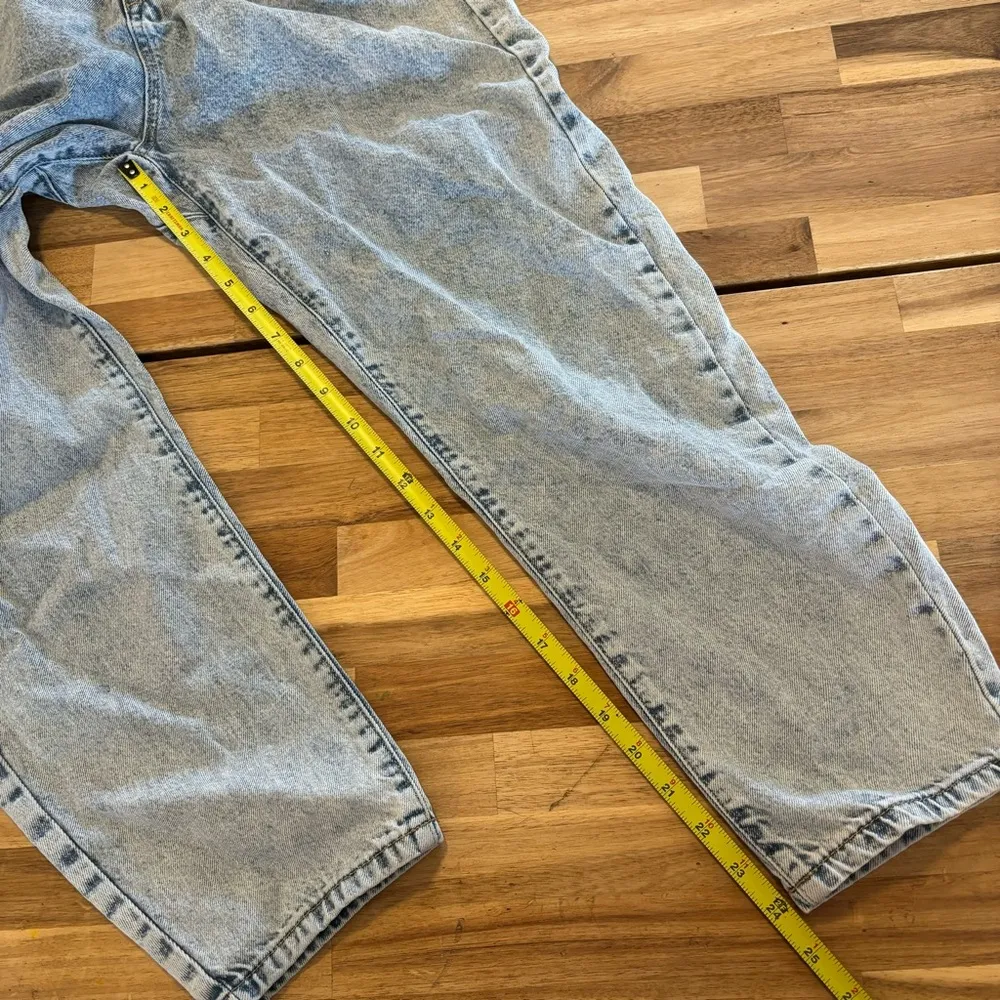 Zara Acid Wash Paperbag Jeans 4 - Image 8